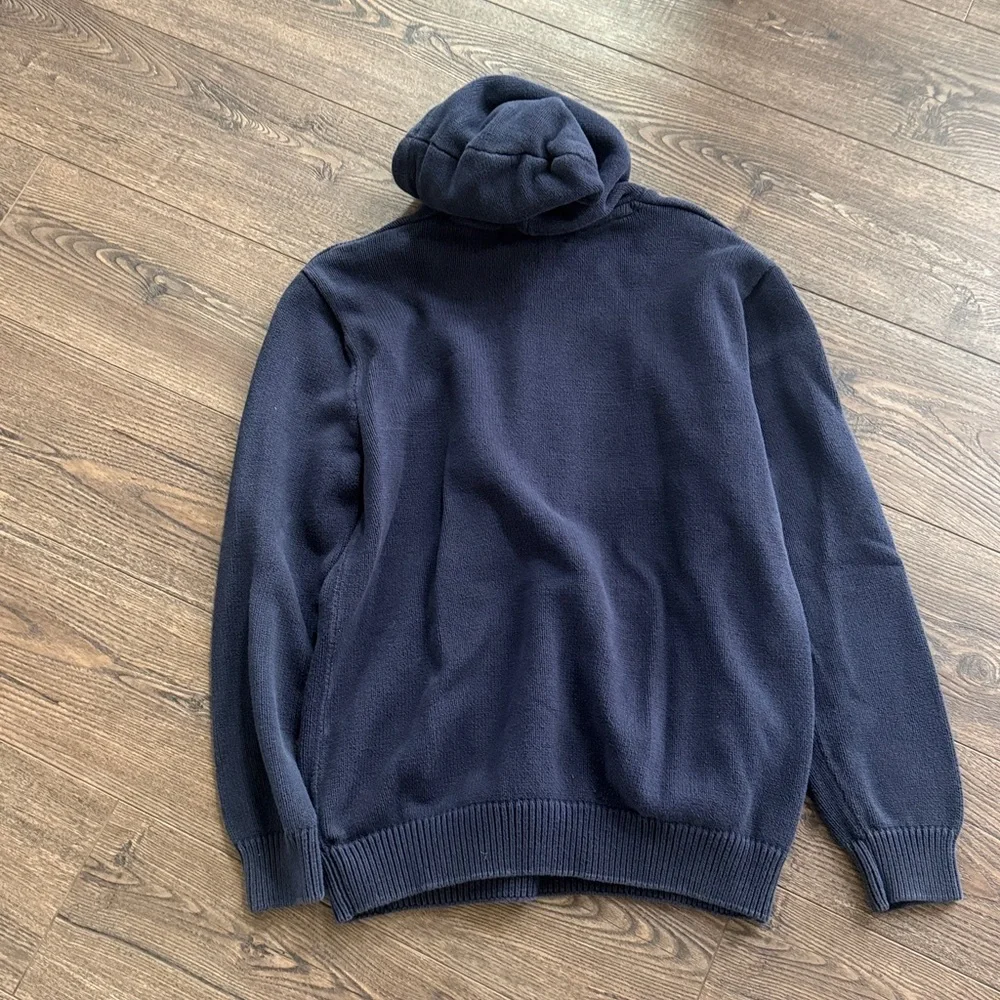 H&M mens navy hooded sweater Like New Medium